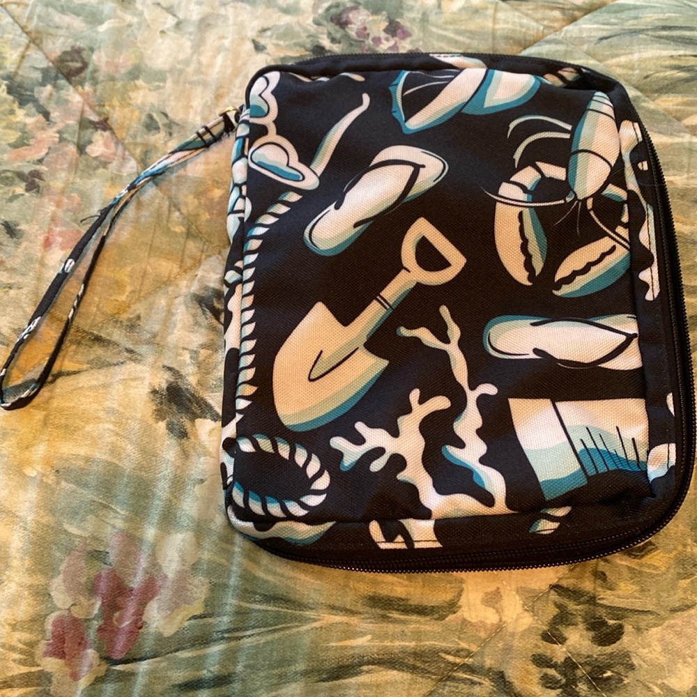Vera Bradley Shore Enough - diaper/wipes wrislet